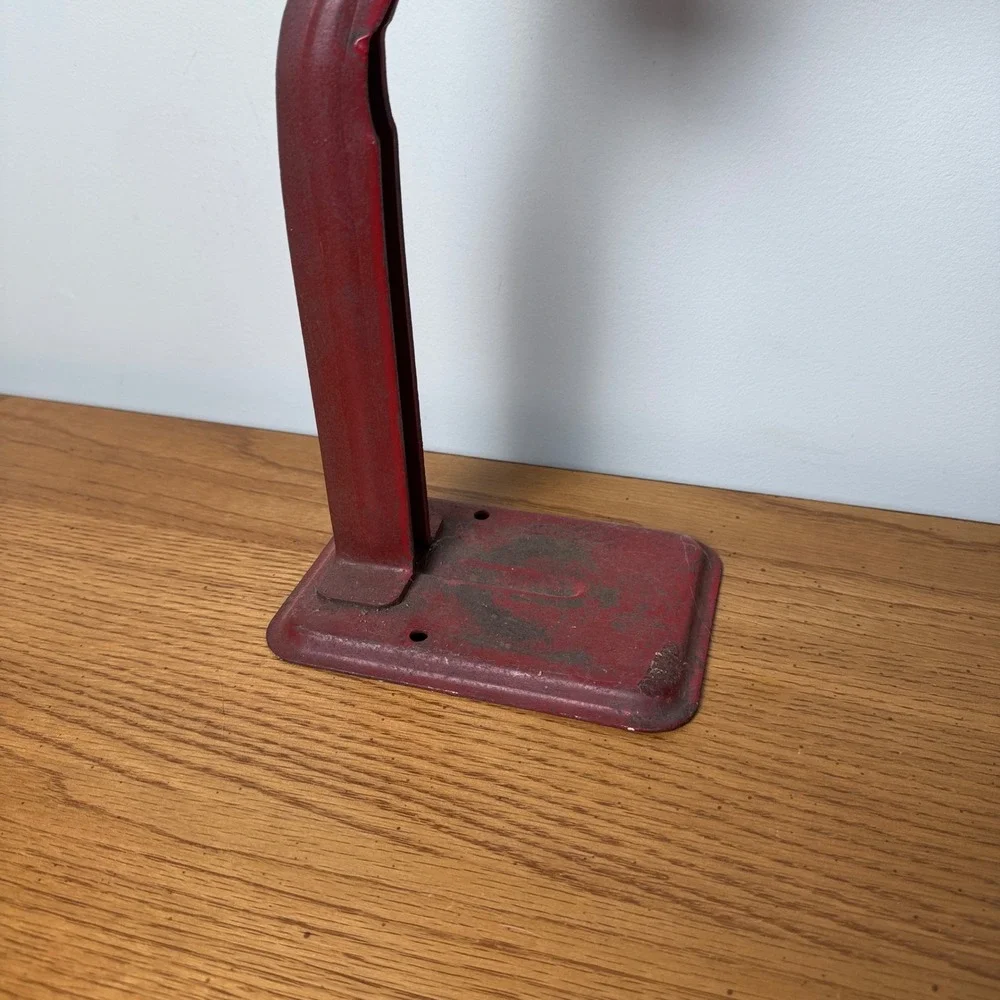 Vintage Red Metal‎ Bottle Capper Tool Manual Hand Crank Adjustable